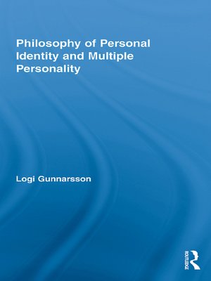 cover image of Philosophy of Personal Identity and Multiple Personality
